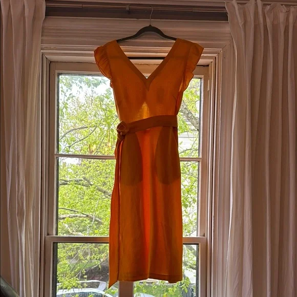 LOFT | Dresses | Elegant Orange Dress